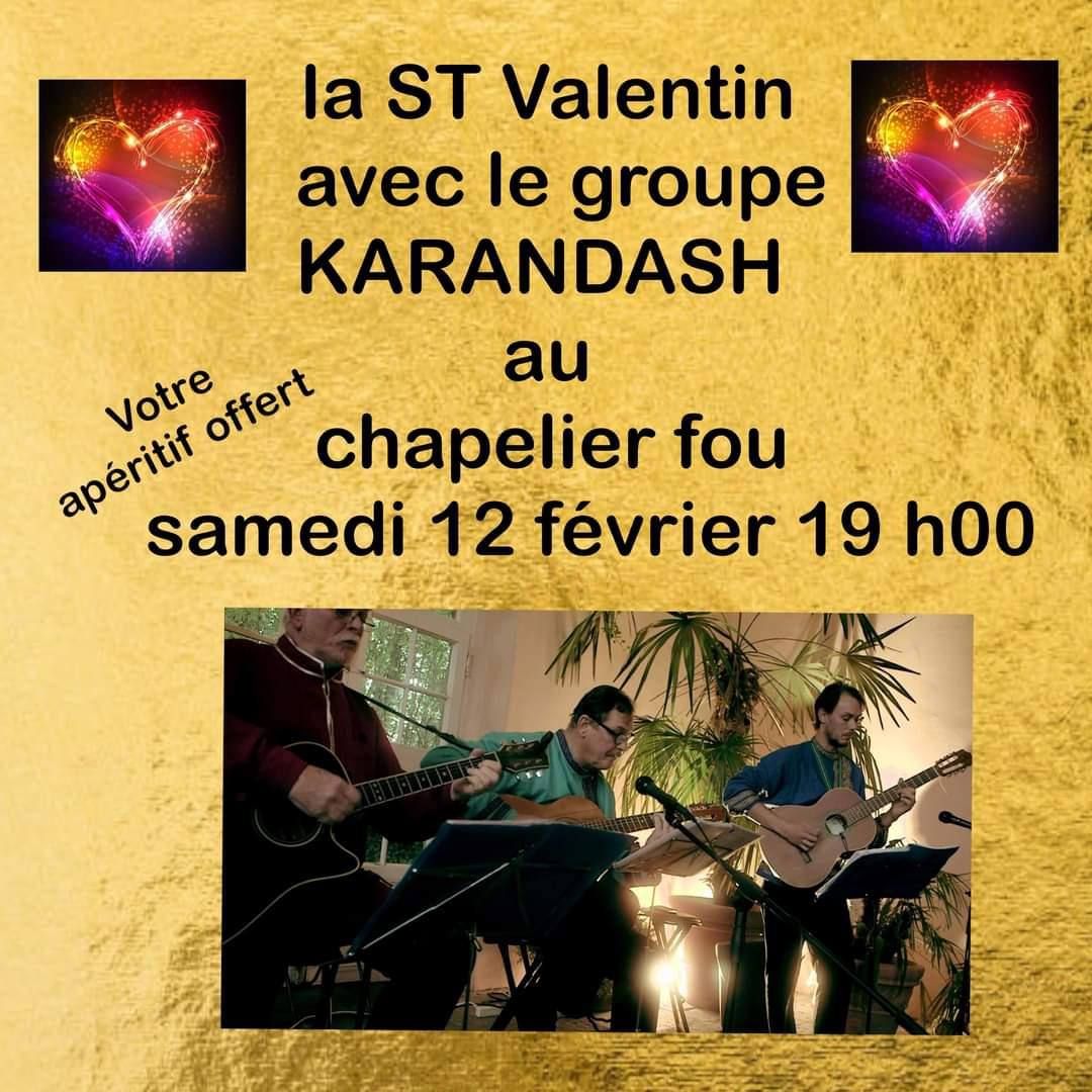 La ST Valentin avec le groupe Karandash.